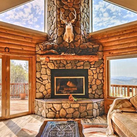 Stunning Log Cabin With Great Views, Firepit, Deck Near Twain Hart Сонора Экстерьер фото