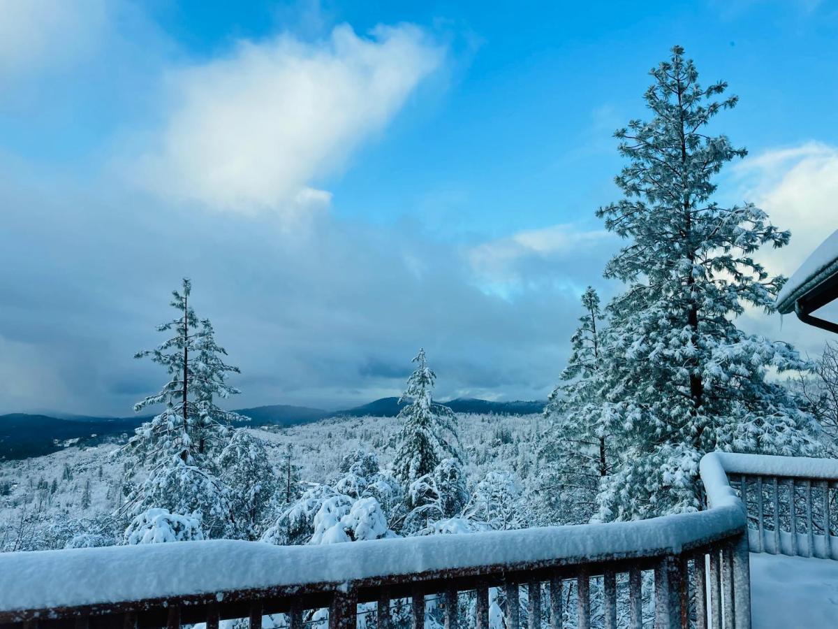 Stunning Log Cabin With Great Views, Firepit, Deck Near Twain Hart Сонора Экстерьер фото